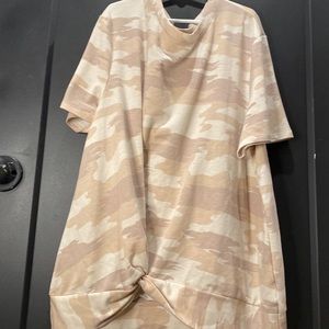 Pink and white camouflage